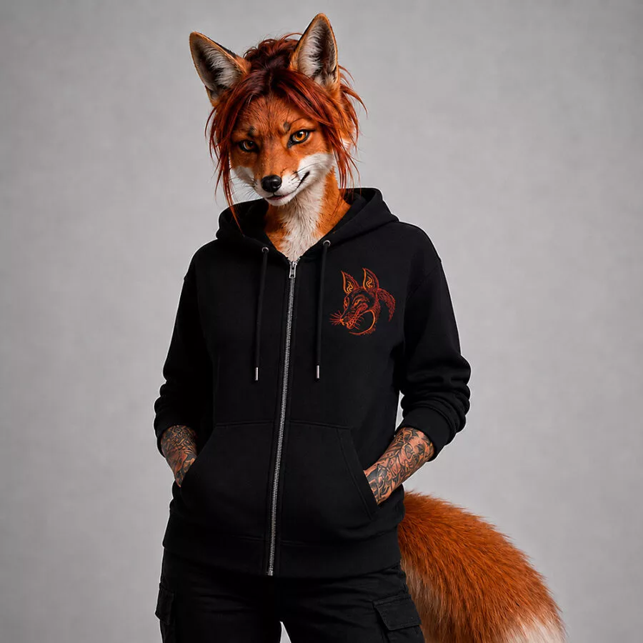 DANSIN Organic Zip Hoodie