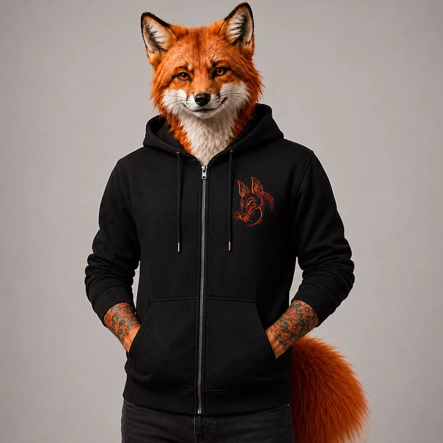DANSIN Organic Zip Hoodie