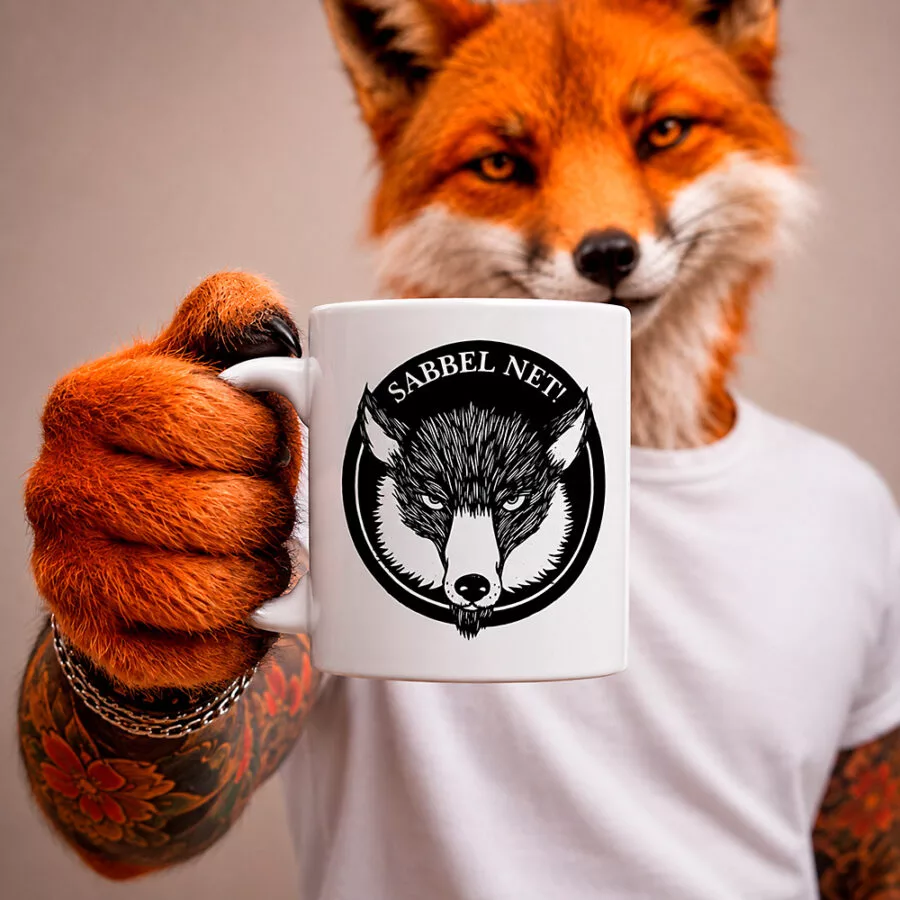 SABBEL NET Matte Coffee Mug